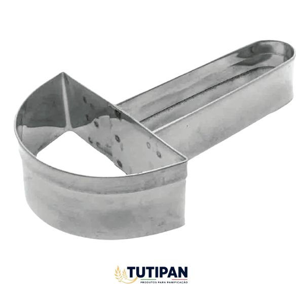 Raspador de Chocolate Meia Lua (INOX) – 10 – Cabo de Inox