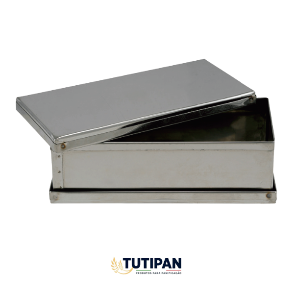 Forma Cassata Retangular (INOX) – 22 X 10 X 7 cm