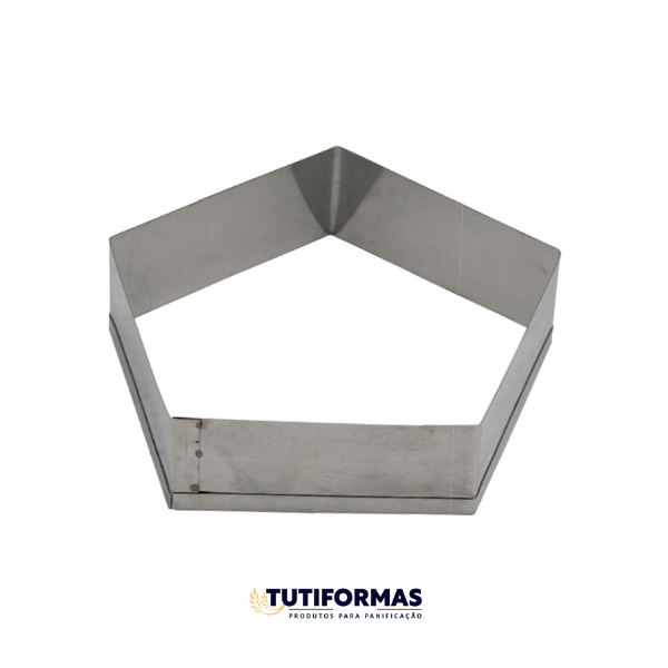 Aro Cortador Pentavado (INOX) – 20 X 5 cm