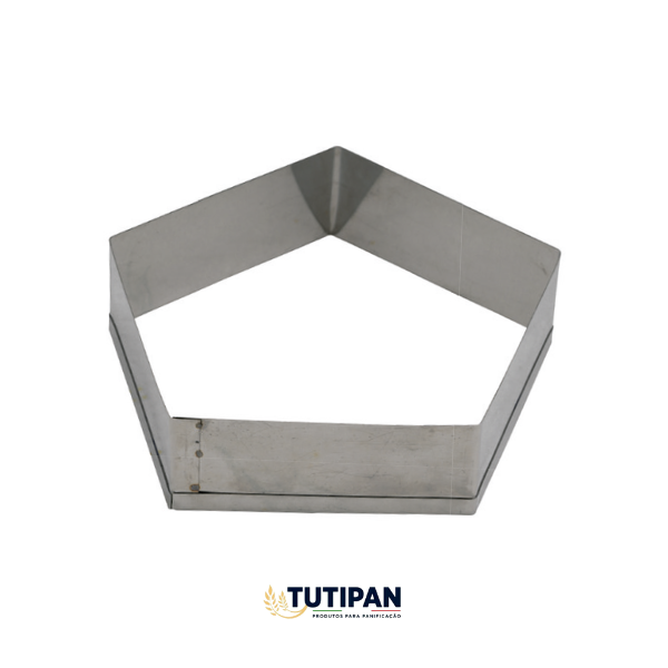 Aro Cortador Pentavado (INOX) – 20 X 5 cm
