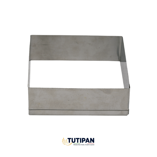 Aro Cortador Quadrado Liso (INOX)