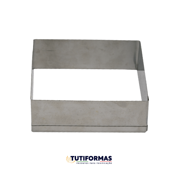 Aro Cortador Quadrado Liso (INOX)
