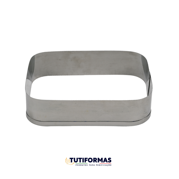Aro Cortador Retângulo Ondulado (INOX) – 15 x 20 x 5 cm