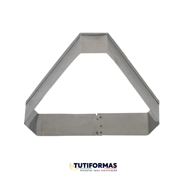 Aro Cortador Triângulo Cortado (INOX) – 20 X 5 cm
