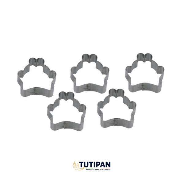 Aro Cortador Petit Four Animais Sapinho (INOX) – 5 Peças