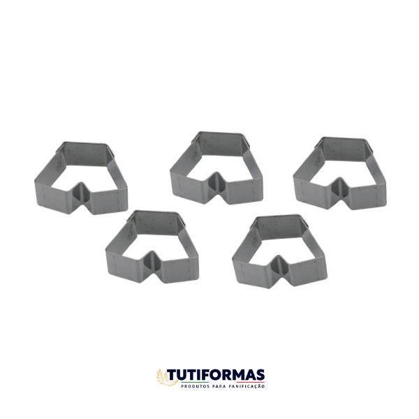 Aro Cortador Petit Four Shorts (INOX) – 5 Peças