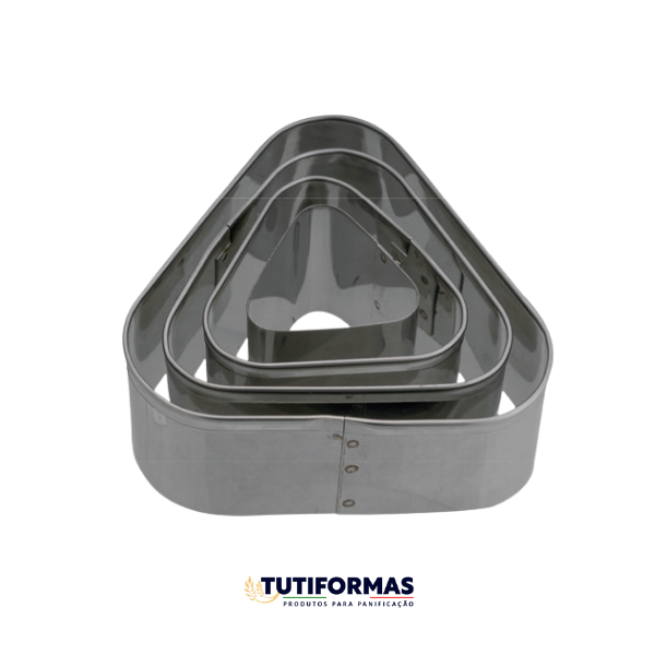 Jogo Aro Cortador Esfiha (INOX) C/ 4 pçs