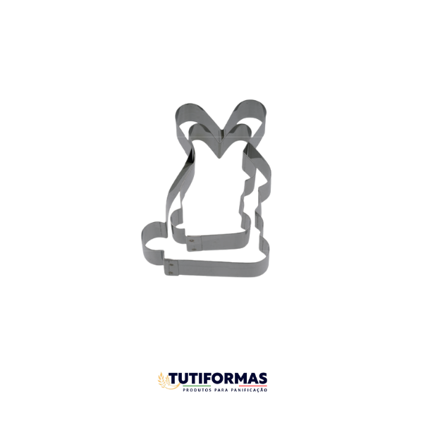 Jogo Aro Cortador Petit Four Coelho Sentado (INOX)
